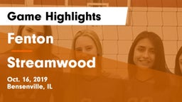 Fenton  vs Streamwood  Game Highlights - Oct. 16, 2019