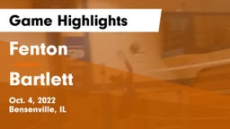 Fenton  vs Bartlett  Game Highlights - Oct. 4, 2022