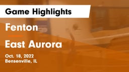 Fenton  vs East Aurora  Game Highlights - Oct. 18, 2022