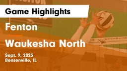 Fenton  vs Waukesha North Game Highlights - Sept. 9, 2023
