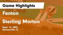 Fenton  vs Sterling Morton Game Highlights - Sept. 16, 2023