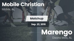 Matchup: Mobile Christian vs. Marengo  2016