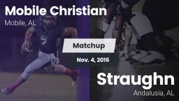 Matchup: Mobile Christian vs. Straughn  2016