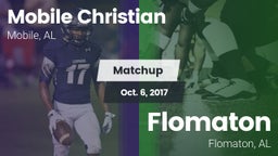 Matchup: Mobile Christian vs. Flomaton  2017