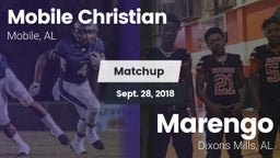 Matchup: Mobile Christian vs. Marengo  2018