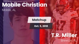 Matchup: Mobile Christian vs. T.R. Miller  2018