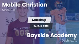 Matchup: Mobile Christian vs. Bayside Academy  2019