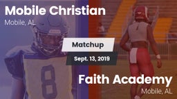 Matchup: Mobile Christian vs. Faith Academy  2019