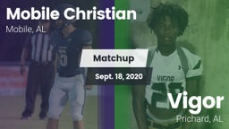 Matchup: Mobile Christian vs. Vigor  2020