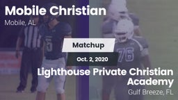 Matchup: Mobile Christian vs. Lighthouse Private Christian Academy 2020