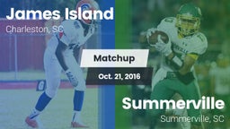 Matchup: James Island vs. Summerville  2016