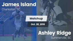 Matchup: James Island vs. Ashley Ridge  2016