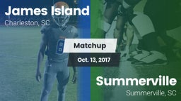 Matchup: James Island vs. Summerville  2017