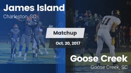 Matchup: James Island vs. Goose Creek  2017