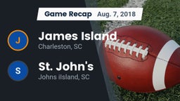 Recap: James Island  vs. St. John's  2018