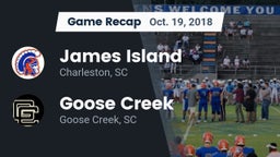 Recap: James Island  vs. Goose Creek  2018