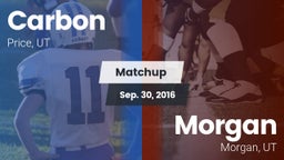 Matchup: Carbon vs. Morgan  2016