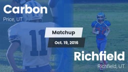 Matchup: Carbon vs. Richfield  2016