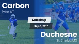 Matchup: Carbon vs. Duchesne  2017