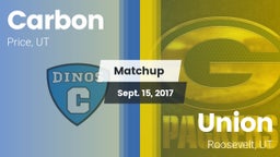 Matchup: Carbon vs. Union  2017