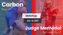 Matchup: Carbon vs. Judge Memorial  2017