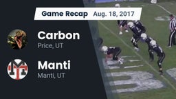 Recap: Carbon  vs. Manti  2017