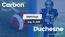 Matchup: Carbon vs. Duchesne  2018