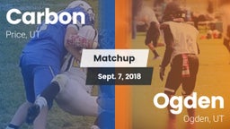 Matchup: Carbon vs. Ogden  2018