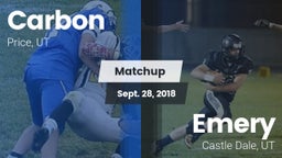 Matchup: Carbon vs. Emery  2018