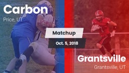 Matchup: Carbon vs. Grantsville  2018