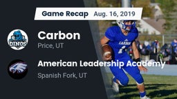Recap: Carbon  vs. American Leadership Academy  2019