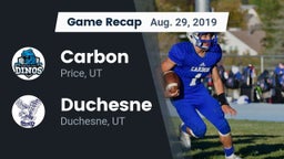 Recap: Carbon  vs. Duchesne  2019