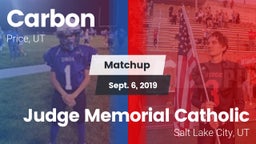 Matchup: Carbon vs. Judge Memorial Catholic  2019