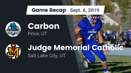 Recap: Carbon  vs. Judge Memorial Catholic  2019