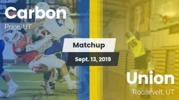 Matchup: Carbon vs. Union  2019