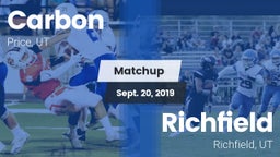 Matchup: Carbon vs. Richfield  2019