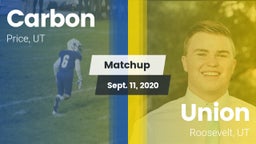 Matchup: Carbon vs. Union  2020