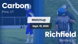 Matchup: Carbon vs. Richfield  2020