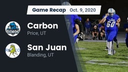 Recap: Carbon  vs. San Juan  2020