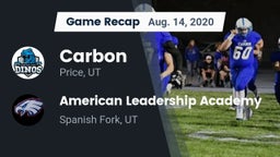 Recap: Carbon  vs. American Leadership Academy  2020