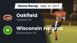 Recap: Oakfield  vs. Wisconsin Heights  2017