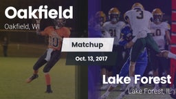 Matchup: Oakfield vs. Lake Forest  2017