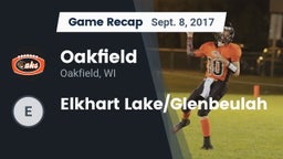 Recap: Oakfield  vs. Elkhart Lake/Glenbeulah 2017