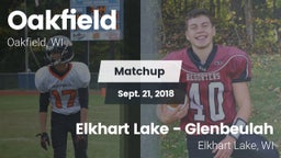 Matchup: Oakfield vs. Elkhart Lake - Glenbeulah  2018