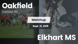 Matchup: Oakfield vs. Elkhart MS 2018