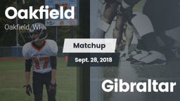 Matchup: Oakfield vs. Gibraltar 2018