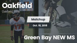 Matchup: Oakfield vs. Green Bay NEW MS 2018