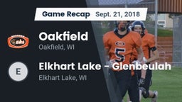 Recap: Oakfield  vs. Elkhart Lake - Glenbeulah  2018
