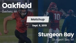 Matchup: Oakfield vs. Sturgeon Bay  2019