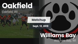 Matchup: Oakfield vs. Williams Bay  2019